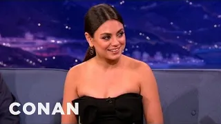 Mila Kunis Thinks Russian Sounds Like Klingon | CONAN on TBS