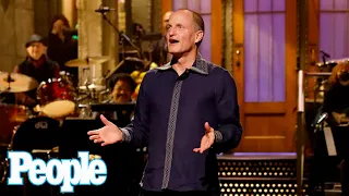 Woody Harrelson Sparks Controversy by Supporting COVID Vaccine Conspiracy Theory on 'SNL' | PEOPLE