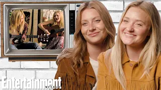 Aly & AJ React to 'Rush' & 'With Love From' Music Videos | Entertainment Weekly