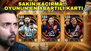 HİLELİ GİBİ 105 MESSİ KARTI ! MESSİ BU ADAM NEYİN NESİ EFOOTBALL 2024 TOP AÇILIMI !