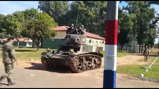 M3 Stuart Ejercito Paraguayo