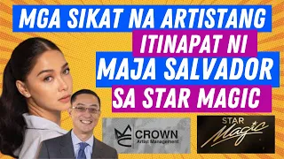 LATEST: MGA SIKAT NA ARTISTANG PANTAPAT NI MAJA SALVADOR SA STAR MAGIC ABSCBN