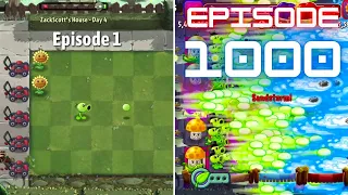 1 Second from 1000 Episodes of Plants vs. Zombies 2!