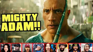 Reactors Reaction To Dwayne The Rock Johnson As Black Adam | Mixed Reactions