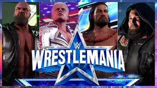WWE 2k23 - Wrestlemania (Night 1) Highlights - Universe Mode #57