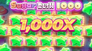 ZANOS МОЩНЫЙ РЕТРИГЕР В ТОПОВОЙ БОНУСКЕ ШУГАР РАША _ Бонус В Слоте Sugar Rush 1000 _ заносы недели