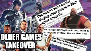 Researchers say that gamers prefer older games over current titles.