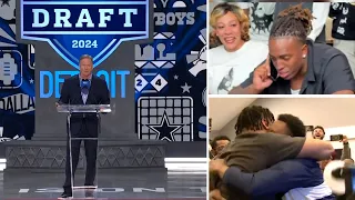 Every Dallas Cowboys 2024 Draft Pick (with players reactions)