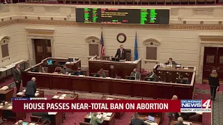 Oklahoma House of Representatives passes bill that would be a near total ban on abortions