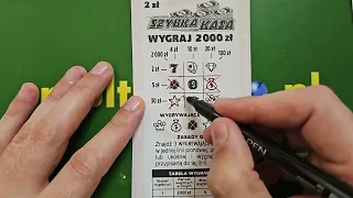 Ekspres Losy Lotto 🎲 Szybka Kasa #0002 💵 10 Losów po 2 zł