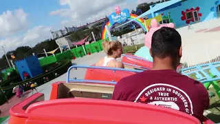 2022 Daddy Pig's Roller Coaster Full Ride POV Peppa Pig Theme Park