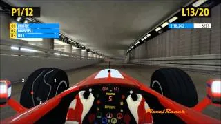 F1 2013 PC Gameplay, Classic Edition, Ferrari F399, Irvine, Monaco Race 25%, by PixxelRacer