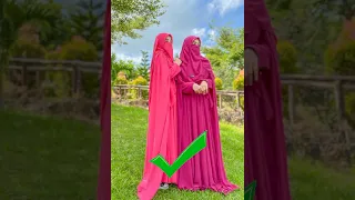 Fake hijab vs real muslim hijab video #viral #trending #short #youtubeshorts #islamic #hijab girl