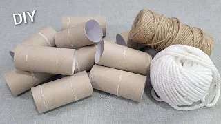 Don't Throw away used Toilet paper rolls ! Superb Ideas for the Home - Recycling craft idea - DIY