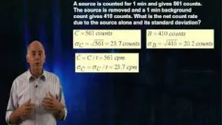 Counting Statistics:Error Propagation