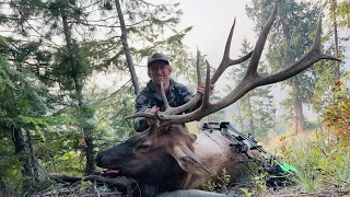 INSANE KILL SHOT! Archery Elk Hunt - Stuck N The Rut 175