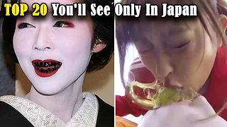 20 unusual things you'll see only in Japan! | TOP 20 Strange Things