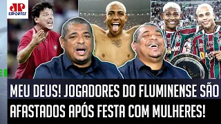 "DENTRO DO HOTEL??? Cara, as MULHERES dos jogadores do Fluminense agora..." Vampeta FALA de POLÊMICA