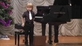 Мысин Елисей (5 лет) Первое выступление