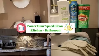 POWER HOUR CLEAN WITH Music | SPEED CLEANING MOTIVATION SAHM