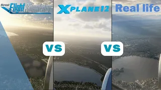 MSFS 2020 vs X-plane 12 vs Real Life. Landing in Berlin Brandenburg Airport