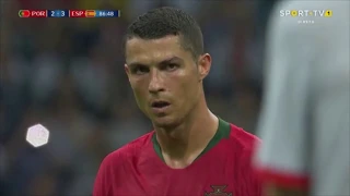 Relato arrepiante golo de Cristiano Ronaldo Portugal-Espanha