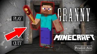 Granny is Steve from * Minecraft *?!? Funny Moments with * Granny * (Part 79)