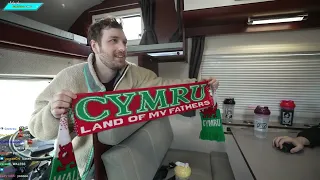 Pete and daidus try to speak Welsh with Connor