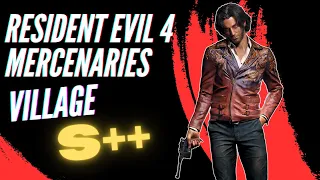 Resident Evil 4 | Mercenaries | Rank S++ | VILLAGE - LUIS Gameplay