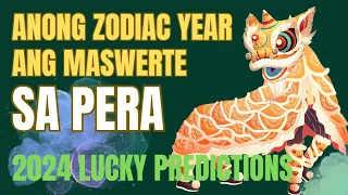 5 Pinaka MASWERTENG ZODIAC na YAYAMAN sa 2024 #yearofthedragon  #swerte #2024predictions