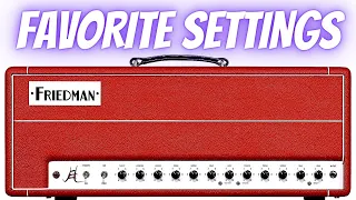 Friedman JEL 100 Favorite Settings | Jake E Lee Signature Amp