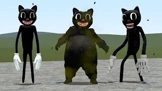 CARTOON CAT FATTY VS TREVOR HENDERSON CREATURES!! Garry's Mod