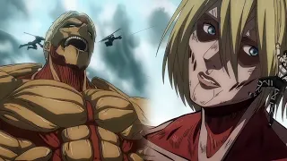 Reiner and Annie vs Yeagerists Full Fight [4K] | Attack On Titan