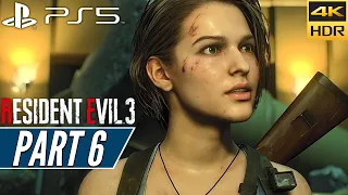 RESIDENT EVIL 3 REMAKE (PS5) Walkthrough Gameplay PART 6 [4K 60FPS HDR] - No Commentary