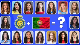 (part3) Guess the famous football players WOMAN version, club and country,Ronaldo,Messi, Mbappe