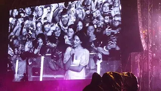 Lana del Rey and fans (Live Open'er Festival 2019 Poland)