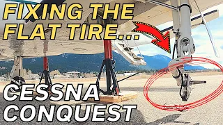 When you have a FLAT AIRPLANE TIRE! | Pilot Vlog #4 (Part 2)