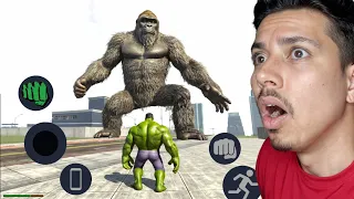 PLAYING AS HULK VS KING KONG BIGGEST BATTLE - INDIAN BIKES DRIVING 3D