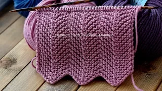Chevron Zigzag Knit Stitch Pattern