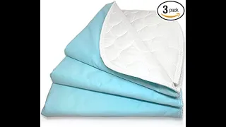 Review RMS Ultra Soft 4-Layer Washable and Reusable Incontinence Bed Pad