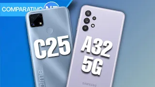 Realme C25 VS A32 5G | Comparativo