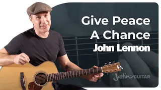 Give Peace A Chance Guitar Lesson | John Lennon