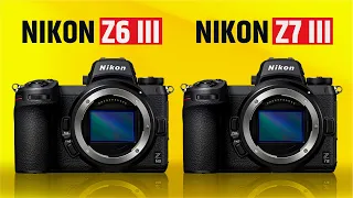 Nikon Z6 III vs Nikon Z7 III - Flagship Mirrorless Camera Battle!