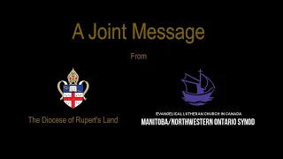 Message from Bishops Jason and Geoff