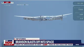 Richard Branson, Virgin Galactic take off from New Mexico | LiveNOW from FOX