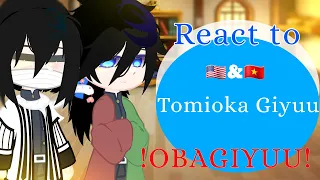 Hashiras react to Tomioka Giyuu /🇺🇸&🇻🇳/ !OBAGIYUU!#kimetsunoyaiba #gachaclub #Obagiyuu #tomiokagiyuu