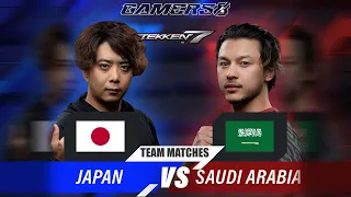 Japan vs Saudi Arabia - 3v3 Gamer8 Tekken 7 Nations Cup 2023