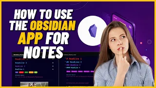 Obsidian Note Taking Tutorial for Beginners | How to Use the Obsidian App for Notes