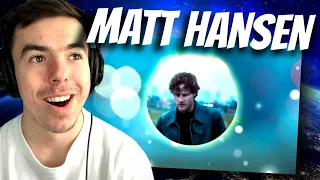 Reacting to Matt Hansen - GRAVITY *AMAZING VOICE*