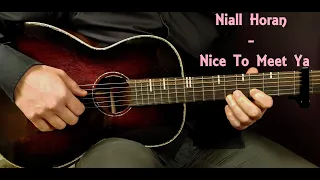 How to play NIALL HORAN - NICE TO MEET YA Wish-Wednesday - Acoustic Guitar Lesson - Tutorial